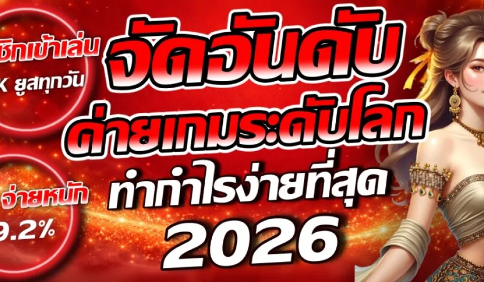 เปรียบเทียบเว็บสล็อต: เลือกเว็บที่ดีที่สุด ปลอดภัย และคุ้มค่าในปี 2026